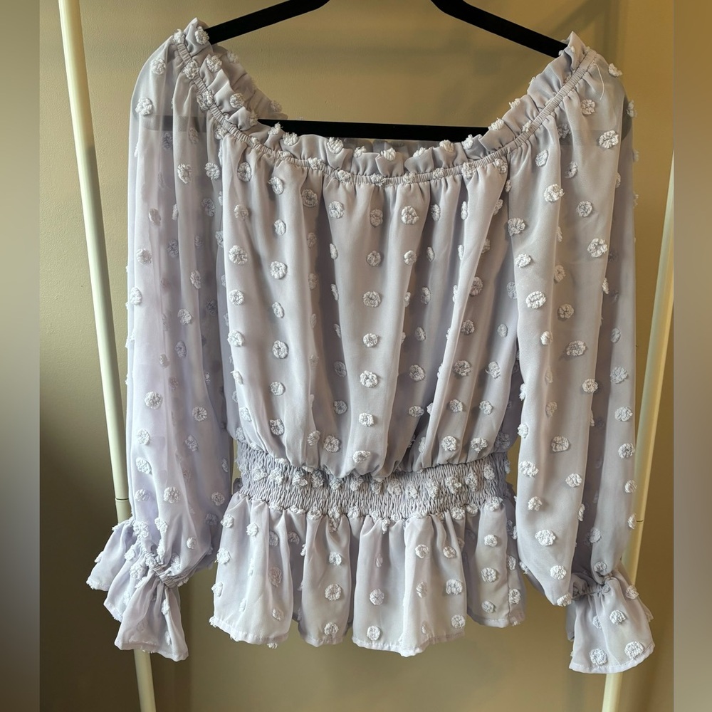 Flying Tomato Lavender Blouse